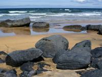 Felsgruppe am Fanore Strandende - Co. Clare